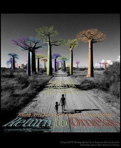 return to omelas pamphlet design - cover